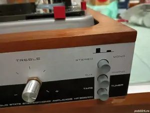 pikup automatic ,stereo ,turatii,16,33,45,si 78 LENSA.  Cu amplificare! - imagine 5