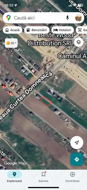 Vand teren intravilan 1000 mp in Teghes - imagine 2