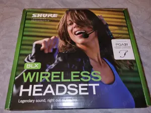 Sistem audio wireless cu headset microfon Shure BLX14E P31