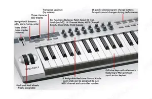 Claviatura MIDI E-Mu Xboard 61