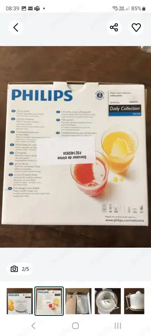 storcator citrice Philips Daily Collection - imagine 2