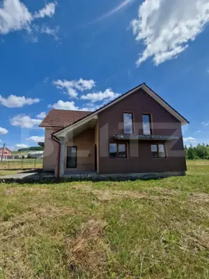 Casa noua, semifinisata, 56 ari teren, zona de exterior Est ( 10 km) - imagine 2