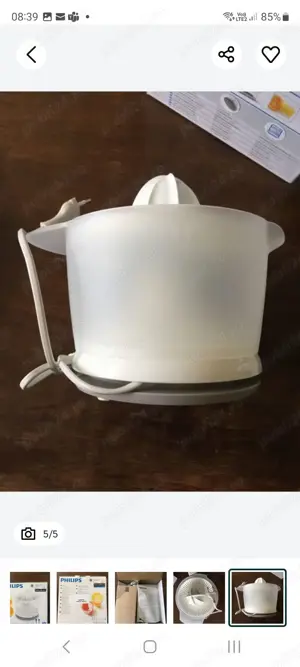 storcator citrice Philips Daily Collection - imagine 5