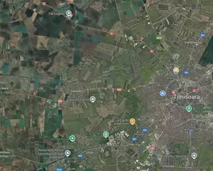 Teren Sacalaz, central, asfalt, utilitati, 867 mp, utilitati. Com=0% - imagine 3