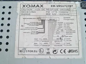 XOMAX | XM-VRSU727BT | player auto cd usb radio - imagine 5