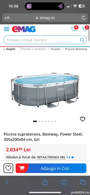 Piscina Bestway Power Steel