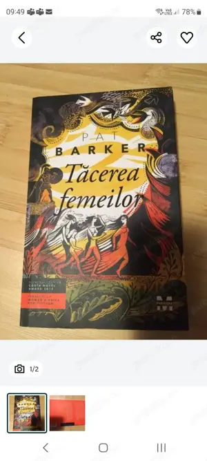 roman Tacerea Femeilor de Pat Barker
