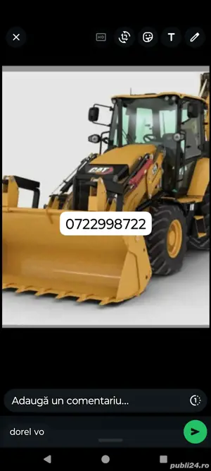 inchirez buldoexcavator 