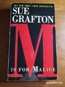 Carte 2, M is for Malice de Sue Grafton