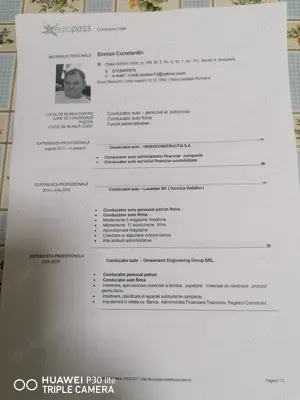 Conducator auto B + C , caut angajare  - imagine 3