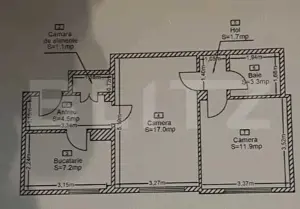 Apartament cu 2 camere, 47 mp, zona Horea-Ideal pentru locuit/inchiriat/investit - imagine 9