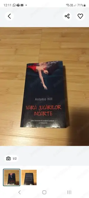 roman Vara jucariilor moarte de Antonio Hill 