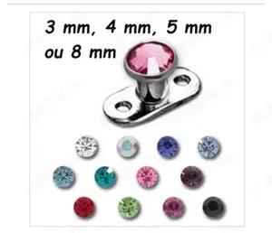  Aplic piercinguri bijuterii microdermale