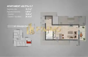 Apartament 1 cam | Bloc nou | Burdujeni Gheorghe Doja - imagine 3