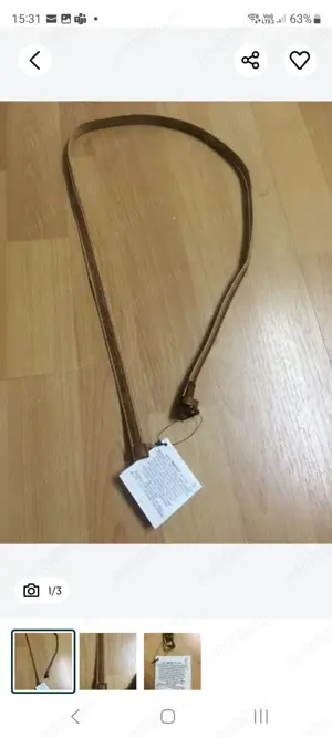 curea subtire de la Zara