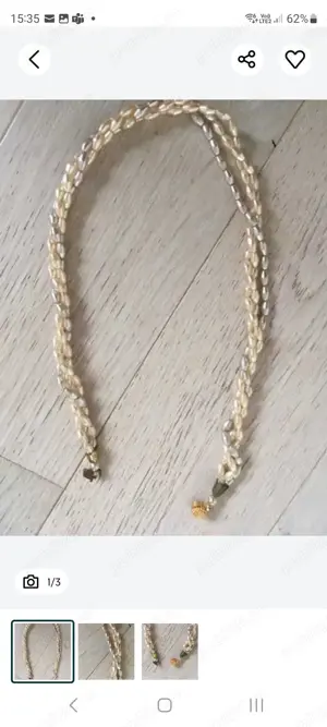 colier cu perle vintage