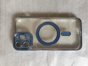 Husa de Protectie, Compatibila cu Apple iPhone 15 Pro Max, MagSafe, transparenta