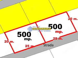 Teren Intravilan 500 mp Alba Micesti 25x20 apa gaz curent ca