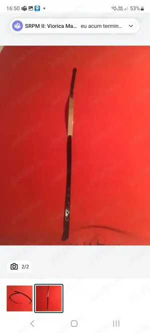 curea eleganta cu platbanda aurie - imagine 2