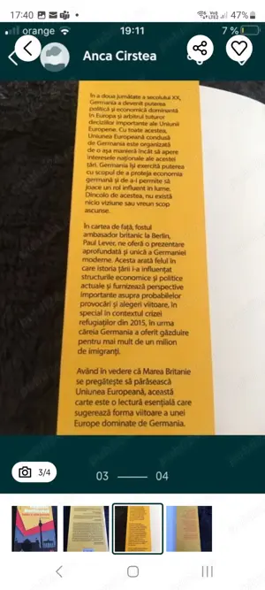 roman Reguluile Berlinului, Europa si calea germana de Paul Lever - imagine 3