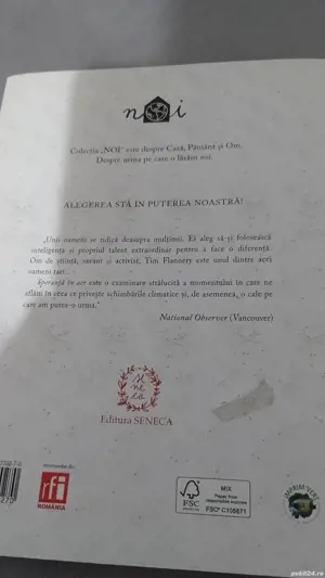 Tim Flannery - Speranta in aer