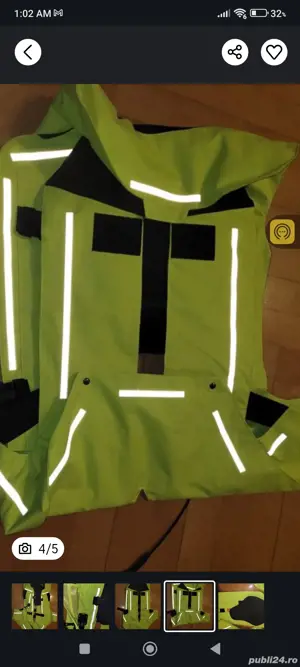 vesta airbag, parasailing, protecție accident,siguranta rutiera - imagine 2