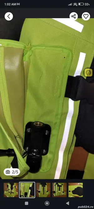 vesta airbag, parasailing, protecție accident,siguranta rutiera - imagine 5