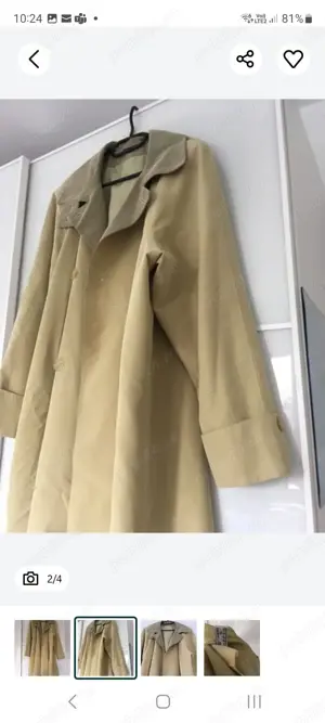 pardesiu bej pentru dama - imagine 2