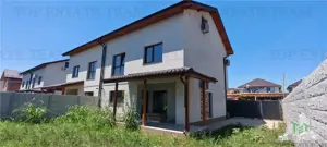 Vila individuala cuplata 5 camere, P+1+M, incalzire in pardoseala, toate utilitatile, 227mp teren, f