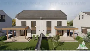 Vila individuala cuplata 5 camere, P+1+M, incalzire in pardoseala, toate utilitatile, 227mp teren, f - imagine 4