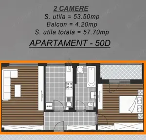 Apartament 2 camere, locație excelentă, 1 min de STB   ideal pentru locuit - imagine 5