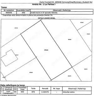 Vand teren intravilan 940mp, Dudestii Noi, jud. Timis - imagine 3
