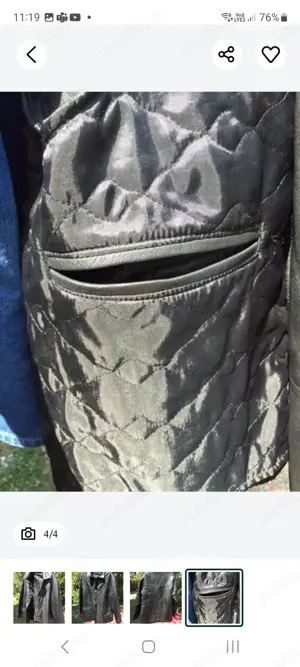 geaca de piele barbateasca - imagine 4