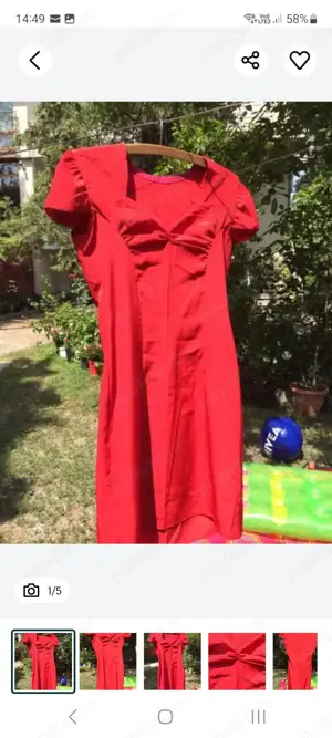 rochie rosie vintage