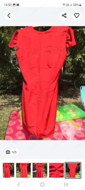 rochie rosie vintage - imagine 6