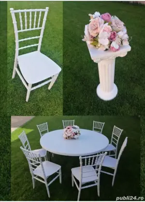  Închirieri mese și scaune pentru evenimentele dumneavoastră! 