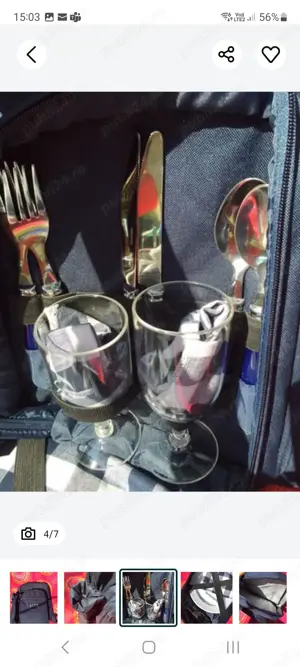 rucsac pentru picnic