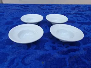 Set Mic Dejun 4 Farfurii gem, ceramica, 10 cm, Simplicity - imagine 2