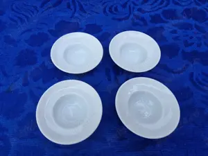 Set Mic Dejun 4 Farfurii gem, ceramica, 10 cm, Simplicity