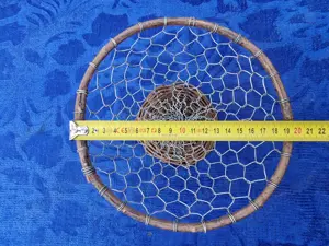 Cos pentru fructe paine, impletit, oval, 20 x 7 cm - imagine 5