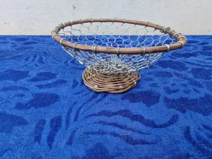 Cos pentru fructe paine, impletit, oval, 20 x 7 cm