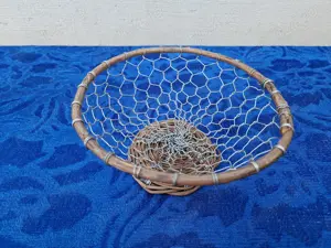 Cos pentru fructe paine, impletit, oval, 20 x 7 cm - imagine 4