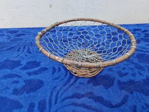 Cos pentru fructe paine, impletit, oval, 20 x 7 cm - imagine 3