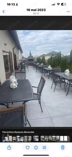 Vând vilă tip pensiune la parter restaurant cu toate utilajele spațiu restaurant 70 persoane terasă  - imagine 3