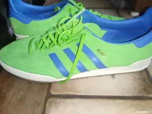 Adidas Jeans - Green   Off White   Blue mărimea 49