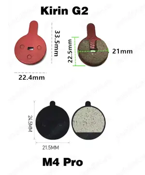 Placute frana trotineta kugoo kirin g2 pro M4 Pro etc