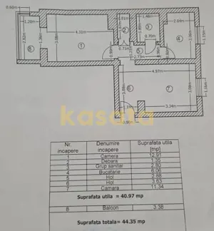 2 Camere | Floreasca | AC | Centrală proprie - imagine 11