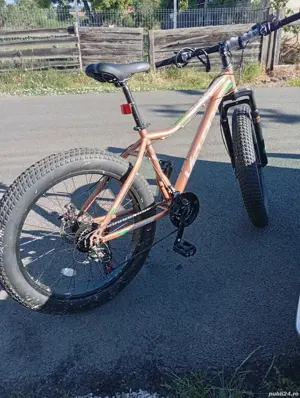 Bicicleta Fat Bike .Noua.Aluminiu.4.0 balonaj.Solida - imagine 2