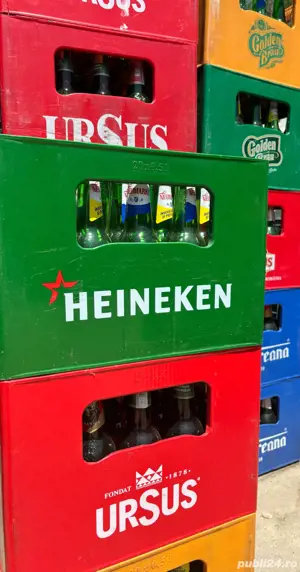 Navete bere cu sticle goale 