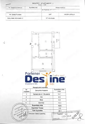 COMISION 0% Cumparator Apartament 2 camere Valea Lupului - loc parcare si terasa - imagine 6